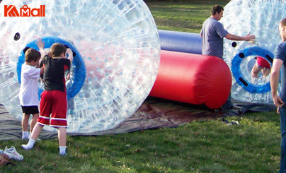 huge bubble ball accommodating human beings